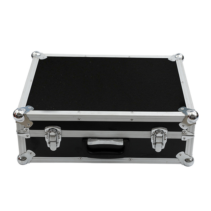 铝箱 铝合金工具箱 黑色车载铝箱定制家用收纳箱手提展示箱仪器箱