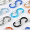 Figure 8 mountaineering buckle aluminium alloy S Carabiner 8-way buckle and s buckle Steel wire flat buckle Luggage accessories Figure 8 mountaineering buckle aluminium alloy S Carabiner 8-way buckle and s buckle Steel wire flat buckle Luggage accessories