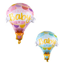 新款BaBy热气球铝膜气球儿童生日派对婚礼布置气球装扮装饰气球