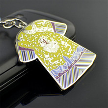中国特色旅游纪念品旗袍金属钥匙扣钥匙圈送老外商务礼品
