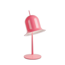 简约后现代北欧样板房设计师个性创意女孩卧室床头帽子台灯