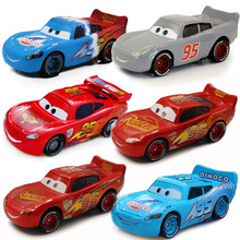 汽车总动员95号恐龙双色灰色麦昆一代三代赛车合金儿童玩具车模型