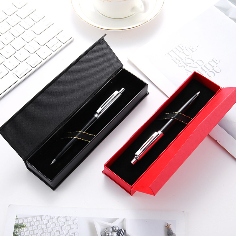 Simple Color Matching Metal Ball Point Pen Business Office Student Stylus Push Oily 1.0mm Signature Pen