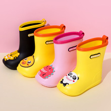 儿童雨鞋男童女孩小孩子防滑雨靴中筒幼儿园小童小宝宝防水鞋雨鞋