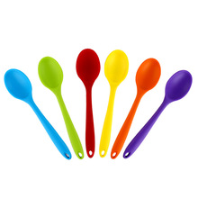 硅胶勺厨具一体式烹饪勺子厨房小工具密更汤勺厂家批发批发