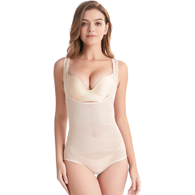 Cross-Border One-Piece Corset Belly Contraction Bodybuilding Corset Waist and Chest Support Corset Female Postpartum Adjustment Type Shapewear