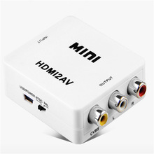 HDMI2AV小白盒MIMIHDMI转AV转换器 HDMI TO AV RCA CVBS 1080p