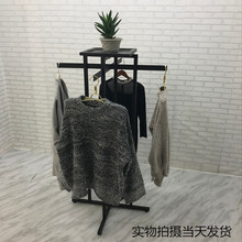 服装店展示架落地式挂衣服架子男女装童装店四面中岛简约货架陈列