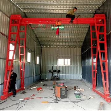 2吨电动葫芦门式起重机2吨小龙门吊2t小型门式行吊