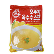 韩国不倒翁速食玉米浓汤料调味粉1kg*10袋 方便速食汤甜汤料羹料