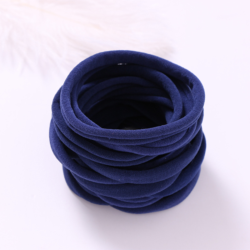 European and American Ins Seamless Nylon Fine Hair Band Children's Hair Ring Handmade DIY Baby Headband Baby Soft Headdress Accessories