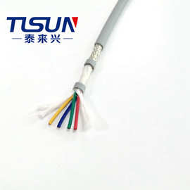 工厂直销 HF-CY TRVVP 4芯0.5平方 CE认证 高柔性 屏蔽拖链电缆线