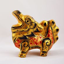 西安旅游纪念品彩绘家居创意摆件金色手工龙生肖礼物活动商务礼品