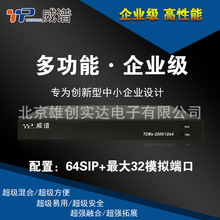 威谱ID64系列混合IPPBX数字程控电话交换机4进24分机64IP网络电话