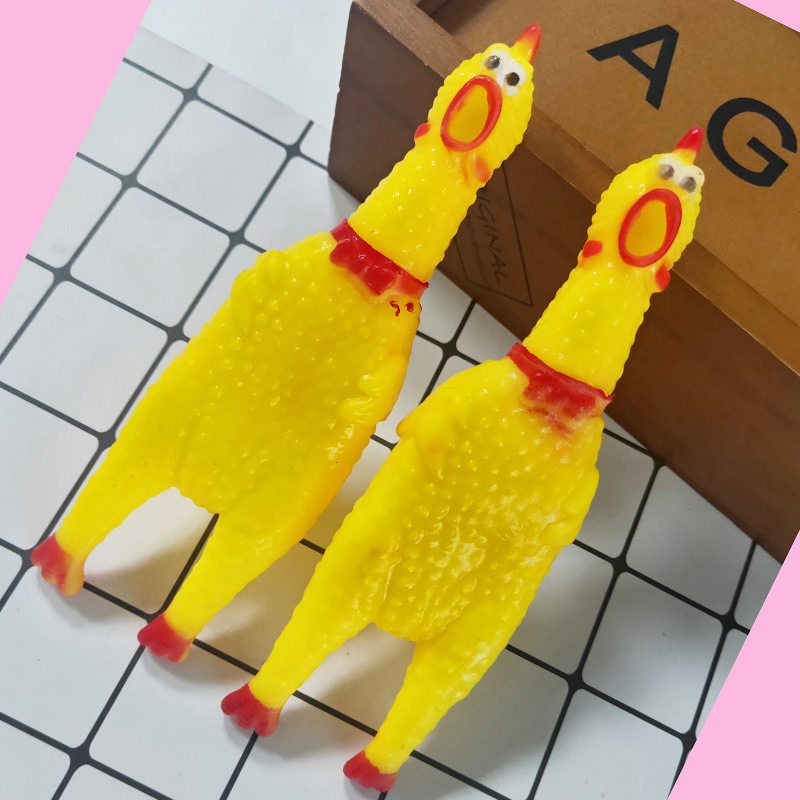 Large Miserable Chicken Vinyl Called Screaming Chicken/Releasing Chicken Whole Person Creative Sound Toy Factory Wholesale