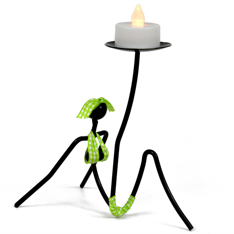 Creative Candle Lamp Holder Bikini Girl Small Night Lamp Character Decoration Indoor Living Room and Dining Table Decoration