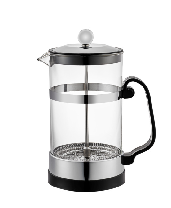 Household Heat-Resistant Borosilicate Glass French Press Coffee Pot 304 American Tea Making Device Tea Infuser Filter Cup Tea Press