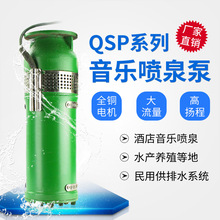 QSP铸铁喷泉泵不锈钢 小区景观音乐喷泉潜水泵QSP喷泉专用潜水泵