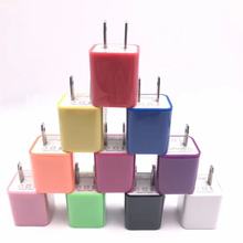 双U大绿点美规充电器 彩色多口充电 DUAL USB WALL CHARGER BLOCK