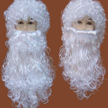 化妆道具白胡子圣诞老人假胡子假发派对dinzhi各种圣诞老爷爷胡子