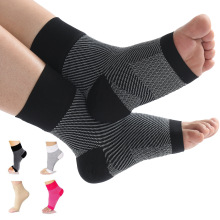 运动护踝短袜跑步脚腕扭伤关节防护高弹压力袜防足底筋膜袜压缩袜