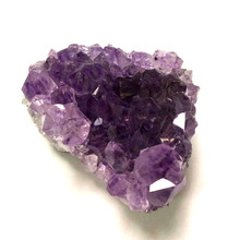 天然水晶紫晶块 紫水晶洞碎片 紫晶簇饰品配饰原石摆件