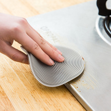 多功能硅胶洗碗刷厨房家用油利除锅刷懒人抹布百洁布清洁用品批发