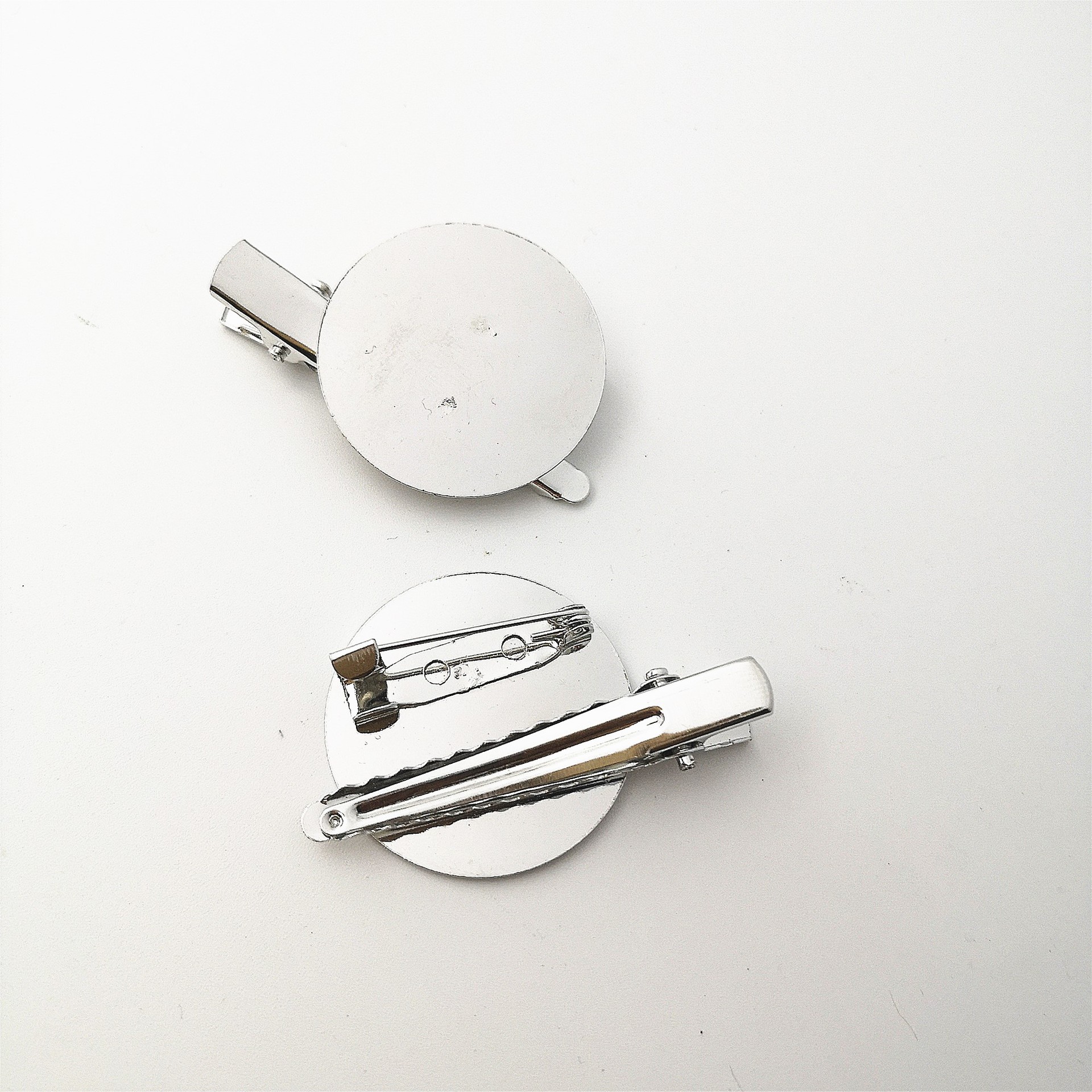 厂家 批发  DIY饰品 胸针配件 环保两用胸针平面胸针