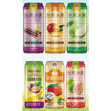 台湾进口果汁饮料宏金富红芭乐百香果汁芒果荔枝960ml*12瓶多种味
