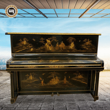 英国布罗德伍德钢琴收藏级 琴家用琴日系手绘大漆-阿里巴巴
