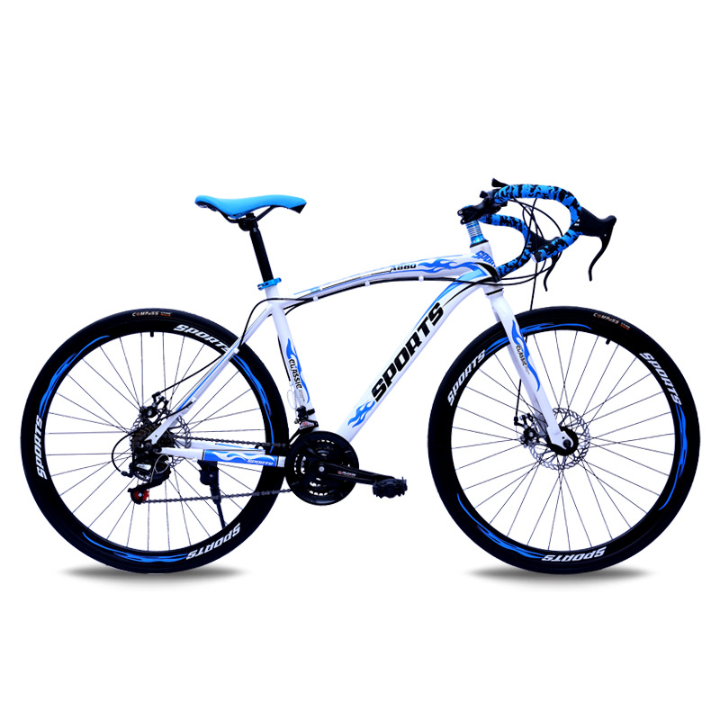 Factory Wholesale Road Bike Bicycle 700c Adult Variable Speed Bent Handlebar Disc Brake City Competition Gifts for Men and Women Bicycle