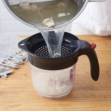 简约大容量厨房油汤分离器家用月子专用油汤过滤器厨房滤油器现货