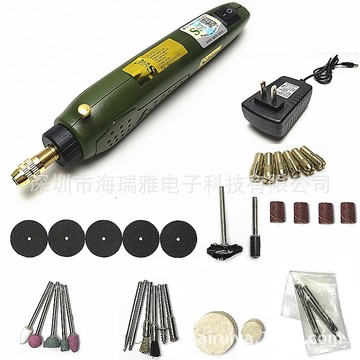 跨境p500-11迷你电磨 雕刻机微型电钻文玩打磨钻孔diy小电钻手持