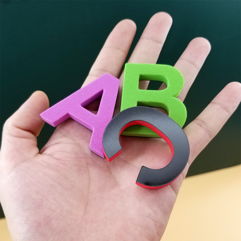 Magnetic English Alphabet Sticker Magnetic Digital Refridgerator Magnets Educational Children's Toys Kindergarten Baby Early Education Teaching Aids