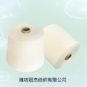现货销售 赛络纺涤粘纱21支 t65/r35 21s混纺纱 涤粘混纺纱tr21支