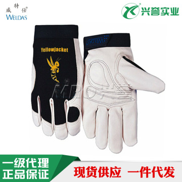 威特仕10-2670电焊手套雄蜂王机械师手套羊皮手套耐磨煤矿驾车