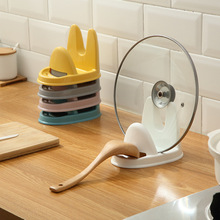 桌面立式 锅盖架塑料日式创意厨房用品置物架汤勺锅铲收纳架 爆款