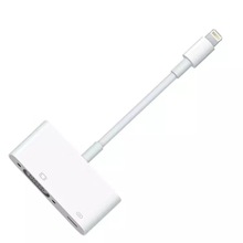 适用于IPAD 苹果转VGA Adapter转换器接投影仪显示器即插即用