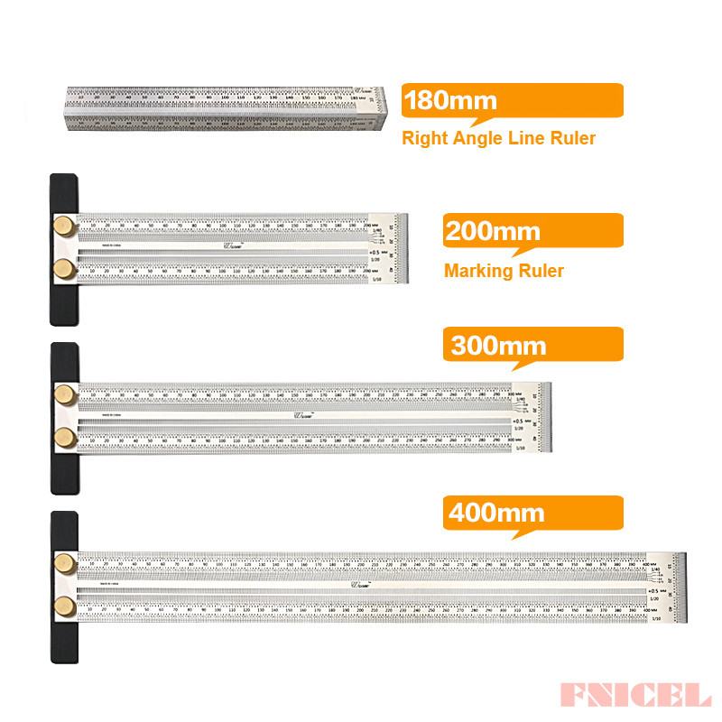 不锈钢洞洞尺过线尺划线尺靠山尺多功能尺木工工具