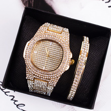diamond fashion wristwatch set bracelet ladies watches women