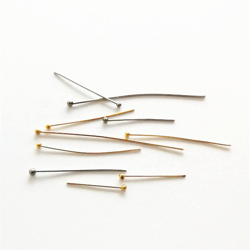 现货0.7线不锈钢珠针 钛钢珠针 DIY饰品配件 多规格