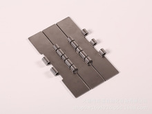昌硕SS802不锈钢链板带橡胶 防滑输送设备配件 输送机链板零件