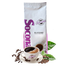 SOCONA红标 意大利风味咖啡豆454g*1袋装 意式拼配浓缩现磨咖啡粉