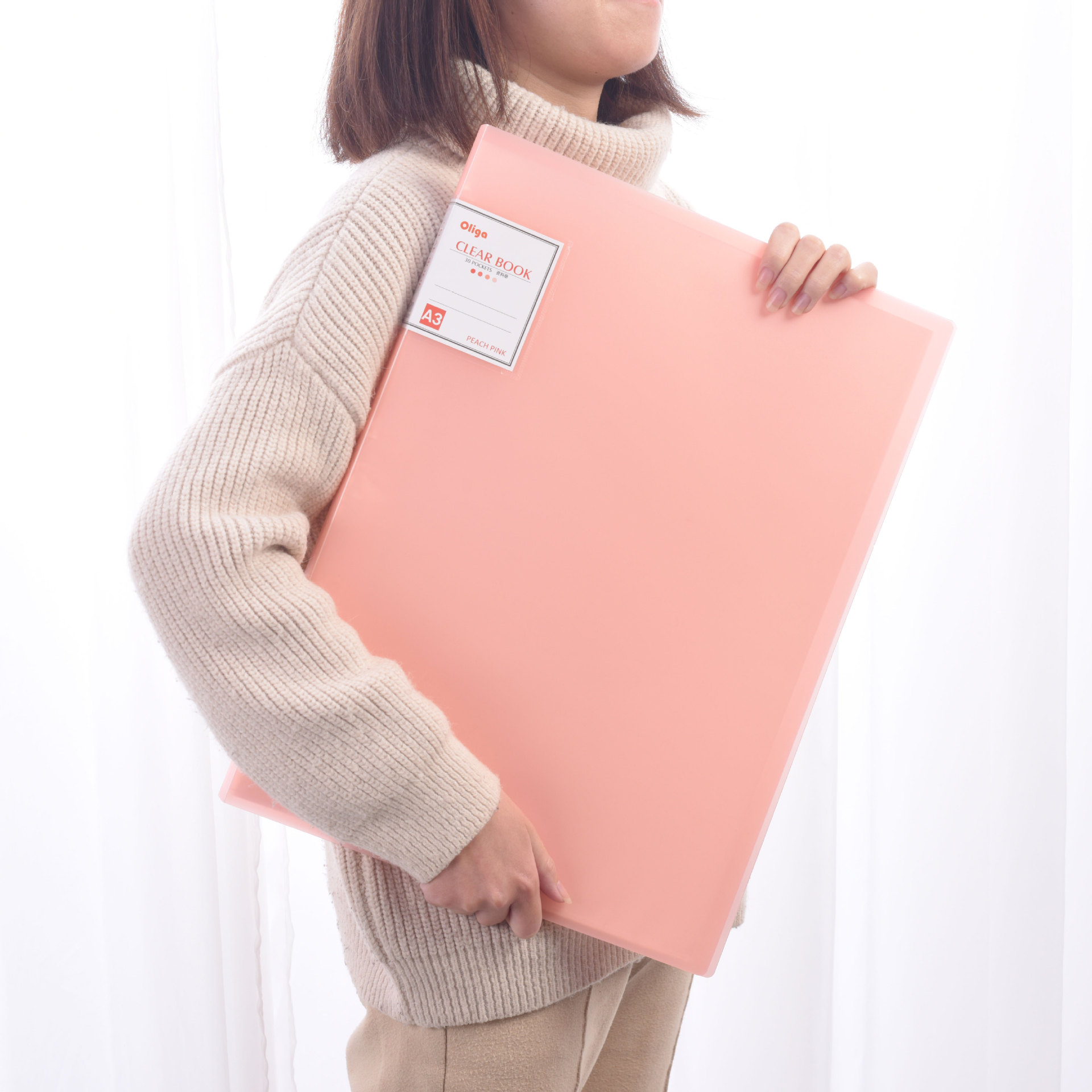 a2a3夹子试卷夹学生文件夹多层高中试卷资料册透明插页分类整理