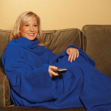 电视毯保暖袖毯懒人创意毯 snuggie 保暖毯珊瑚绒午休懒人毯 6024
