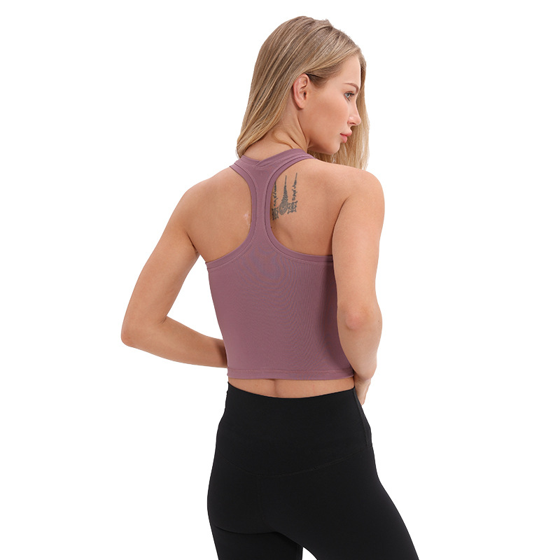 Amazon Sports Yoga Vest Women's Wholesale H-Shaped Beauty Back Yoga Clothes Women's European and American Yoga Jacket