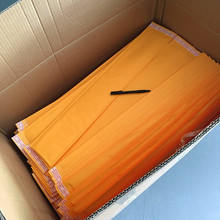 多尺寸现货细长条形包装袋黄色牛皮纸气泡信封90*480mm整箱500个