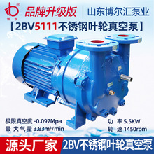 定制2BV不锈钢水环真空泵 水循环工业用4kw铜叶轮铸铁真空泵
