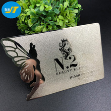 金属丝印vip金银卡 酒店贵宾卡 镂空花纹卡可制作 创意金属卡