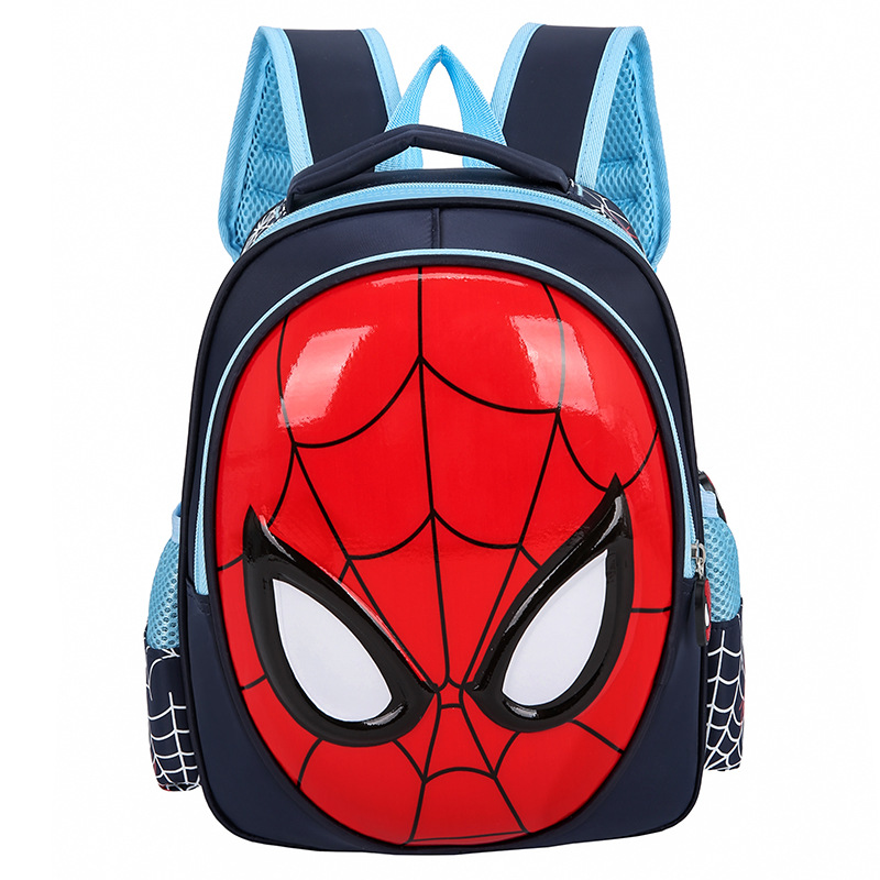 2021 New Kindergarten Children's Schoolbag Wholesale Waterproof Cartoon Schoolbag Primary School Student Schoolbag Backpack Men